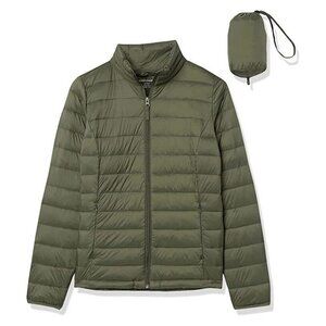 NEW Amazon Essentials Womens Lightweight Water-Resistant Packable Puffer jacket